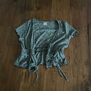 Girls shirt tie at front size XL